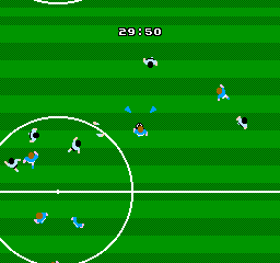 Tecmo World Cup Soccer (Japan) In game screenshot